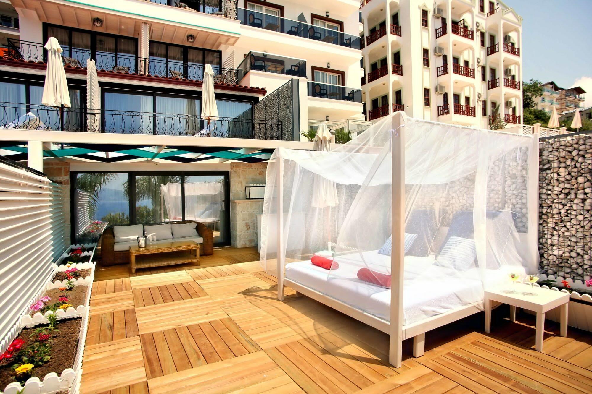 Nur Beach Hotel Kaş Eksteriør billede